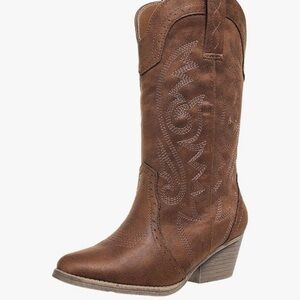 Brown Western-Style Women's Cowboy Boots NWOT
